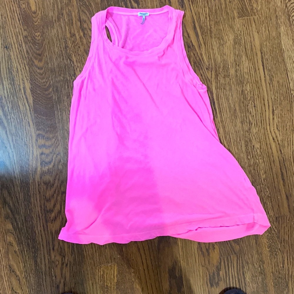 Splendid Hot Pink Sleeveless Tee - Size XS
